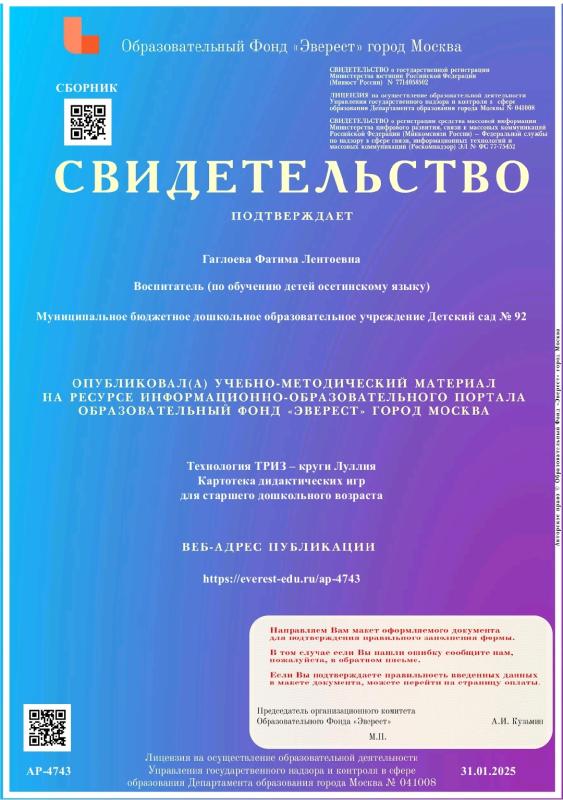 Свидетельство